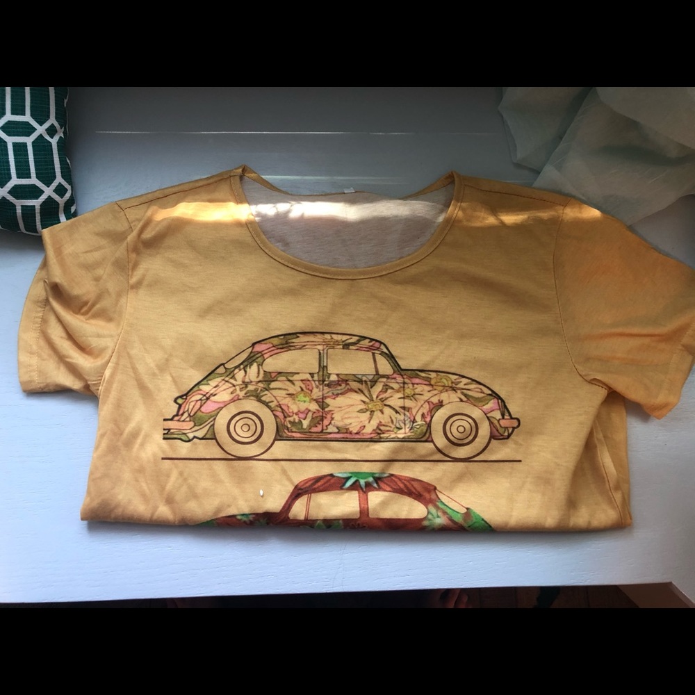 Yellow beetle shirt